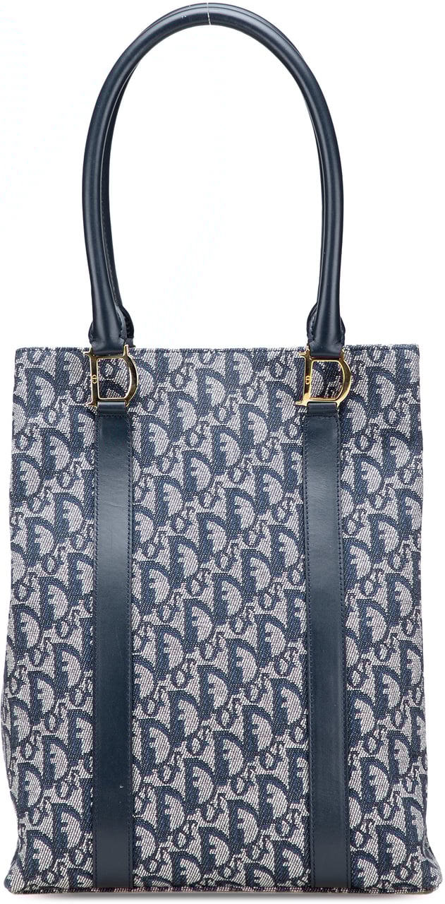 Dior Diorissimo Trotter Canvas Tote Blauw