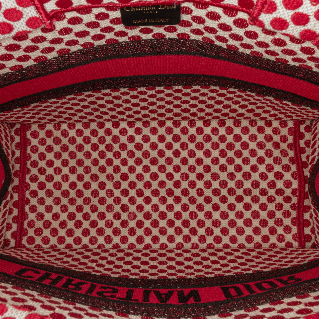 Dior Medium Dioramour Book Tote Rood
