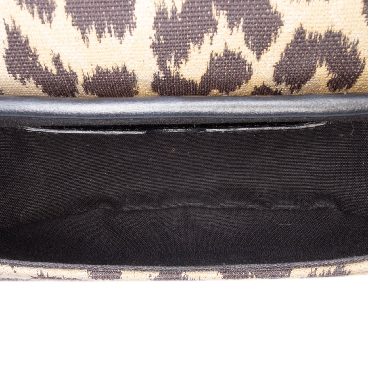 Dior Mizza Medium Embroidered Canvas Leopard Bobby Crossbody Bruin