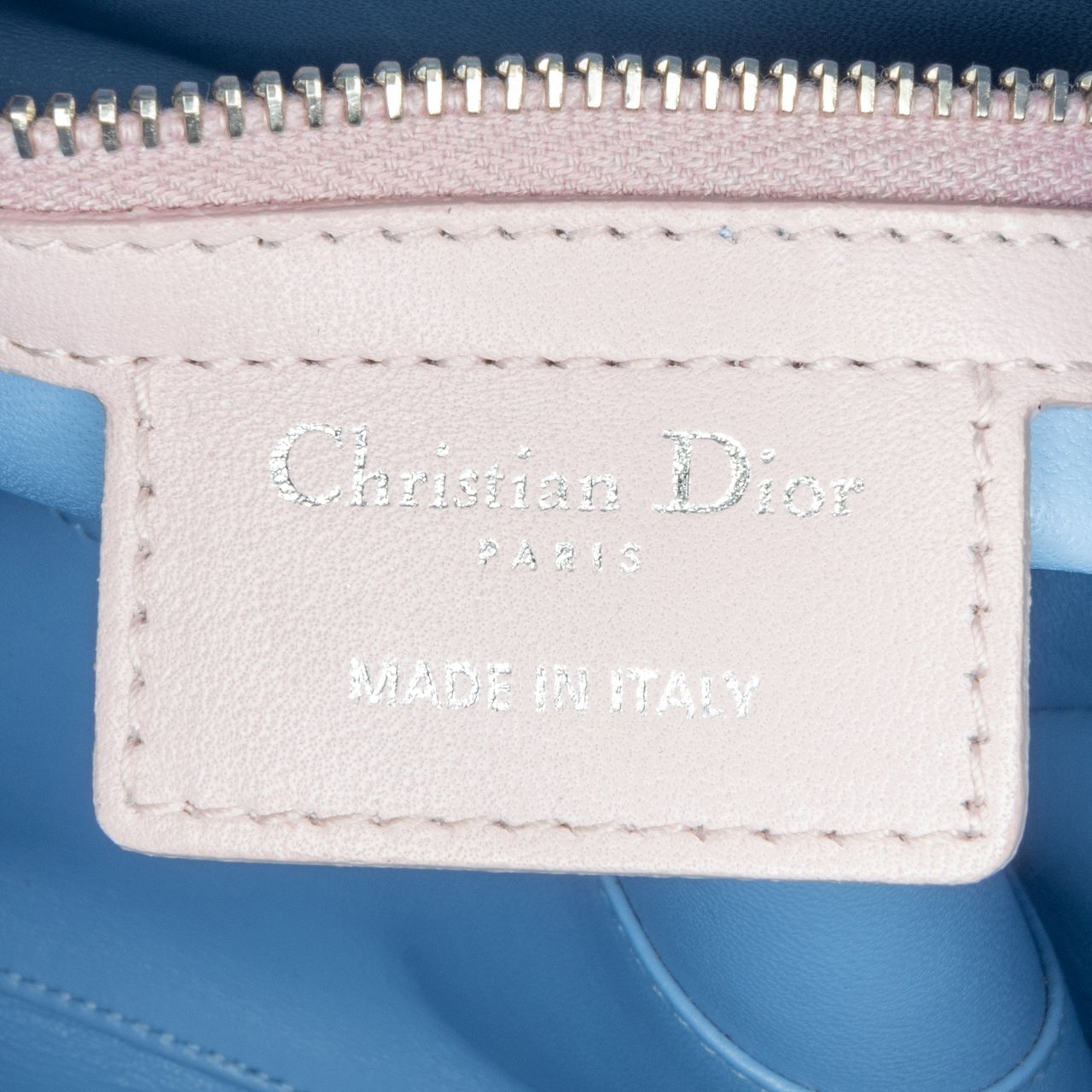 Dior Medium Tricolor Lambskin Cannage Lady Dior Rood