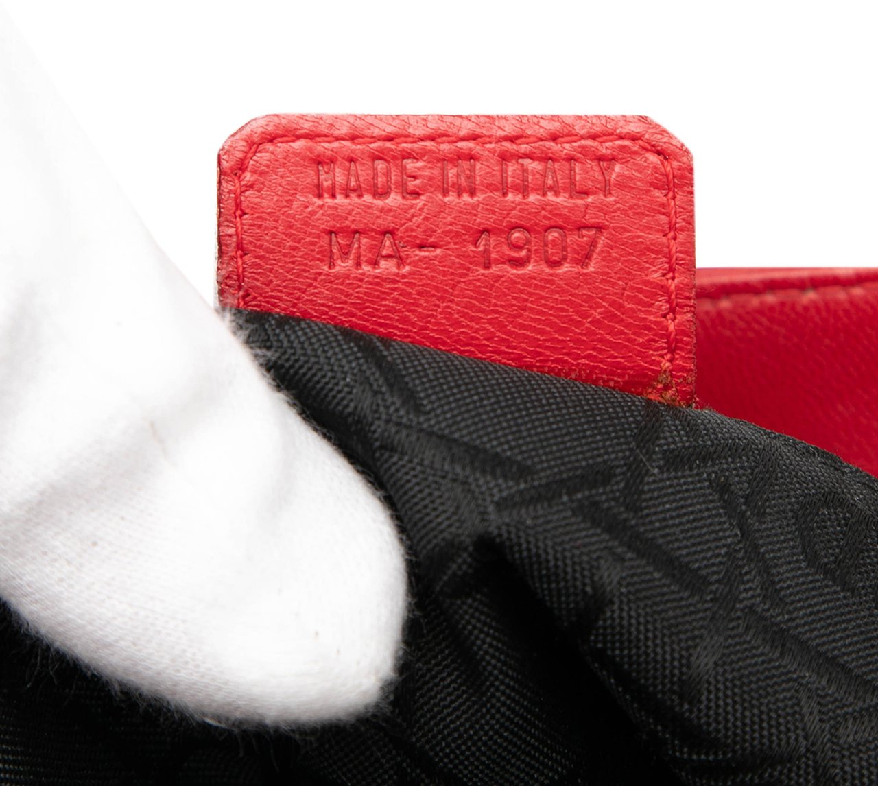 Dior Medium Lambskin Cannage Lady Dior Rood