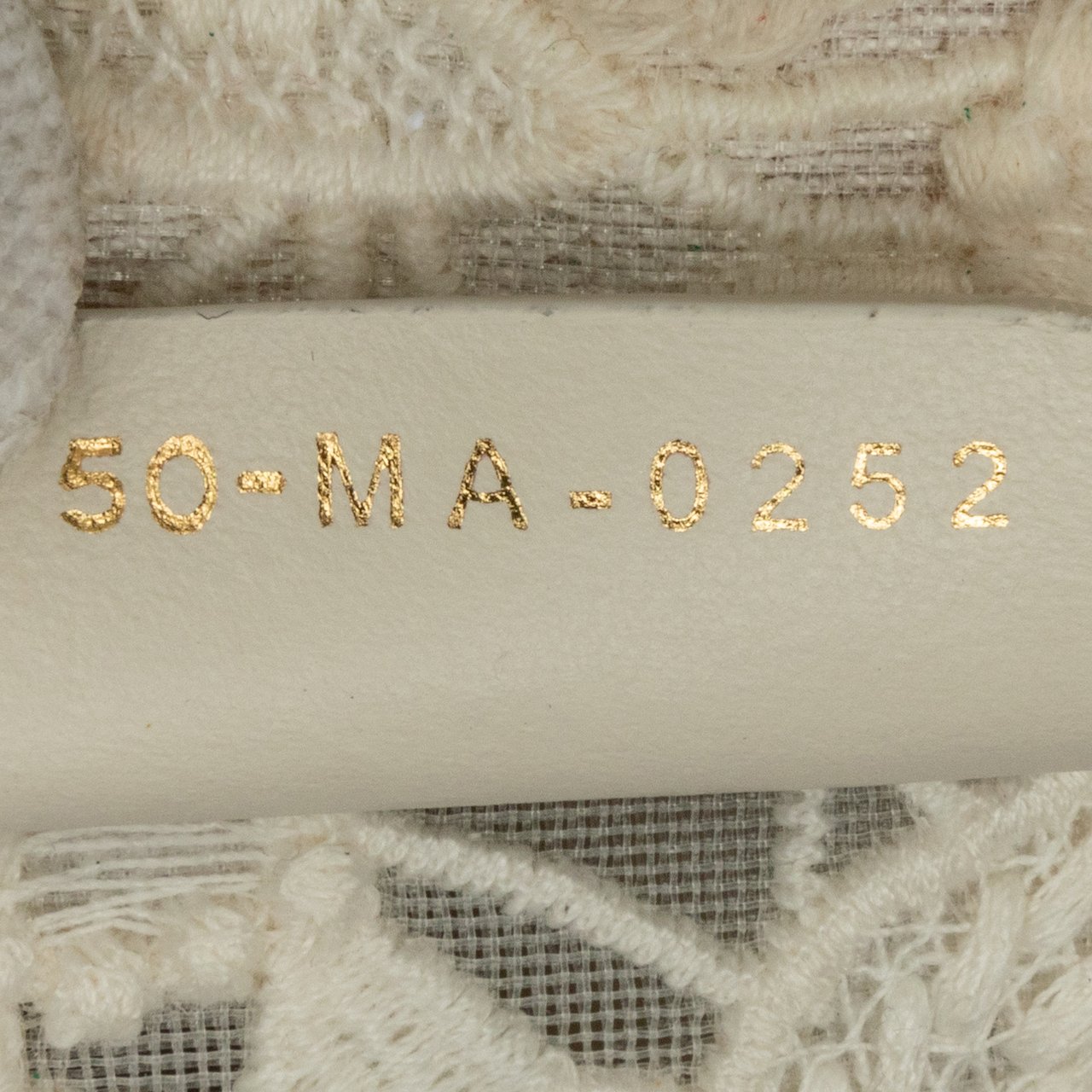 Dior Small D-Lace Embroidery Book Tote Wit