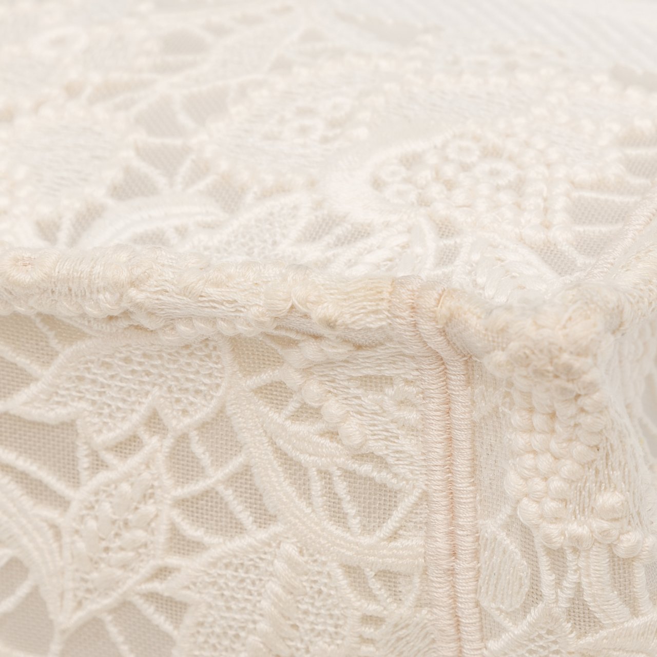 Dior Small D-Lace Embroidery Book Tote Wit