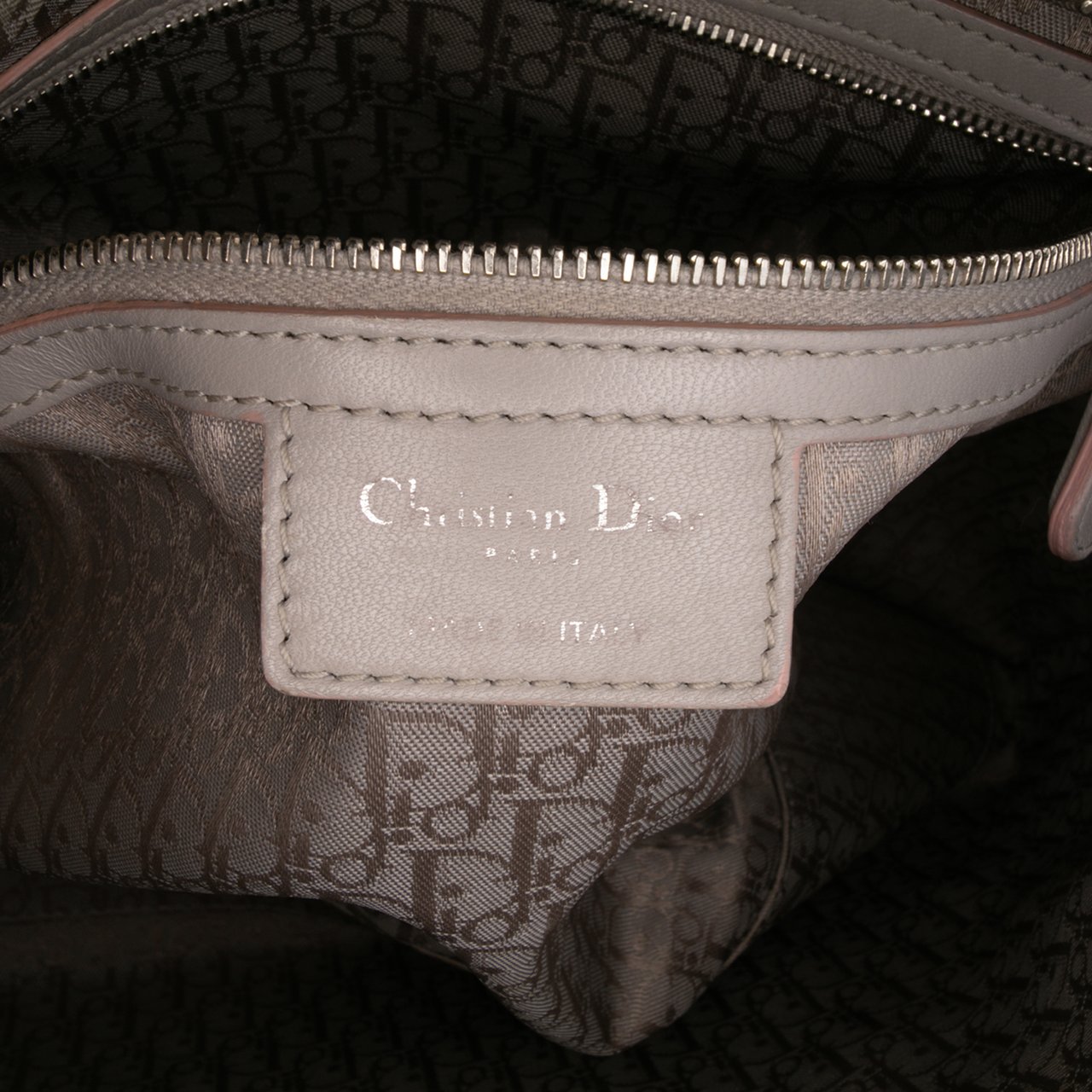 Dior Large Lambskin Cannage Lady Dior Paars