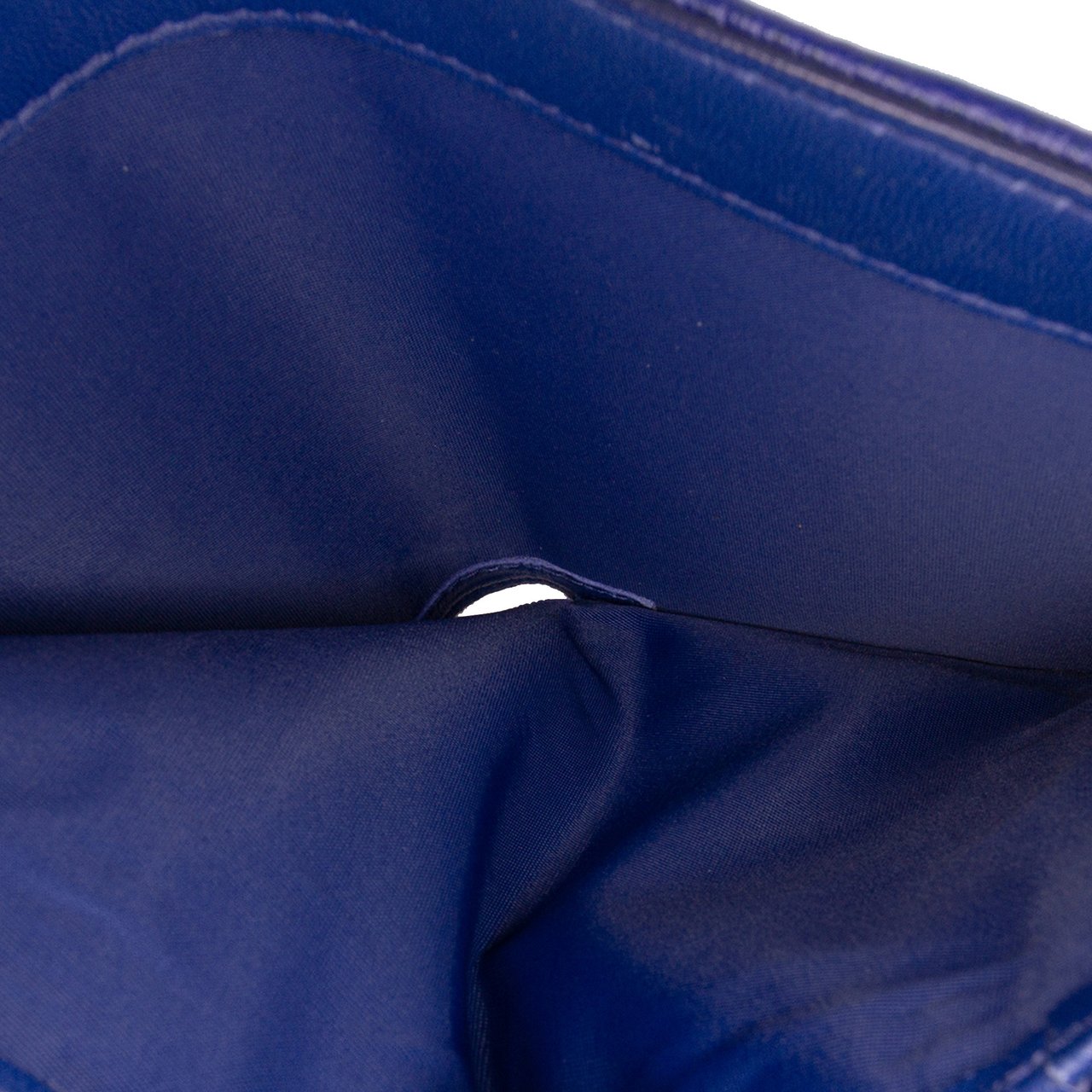 Dior Grained Calfskin Diorama Elancee Wallet Blauw