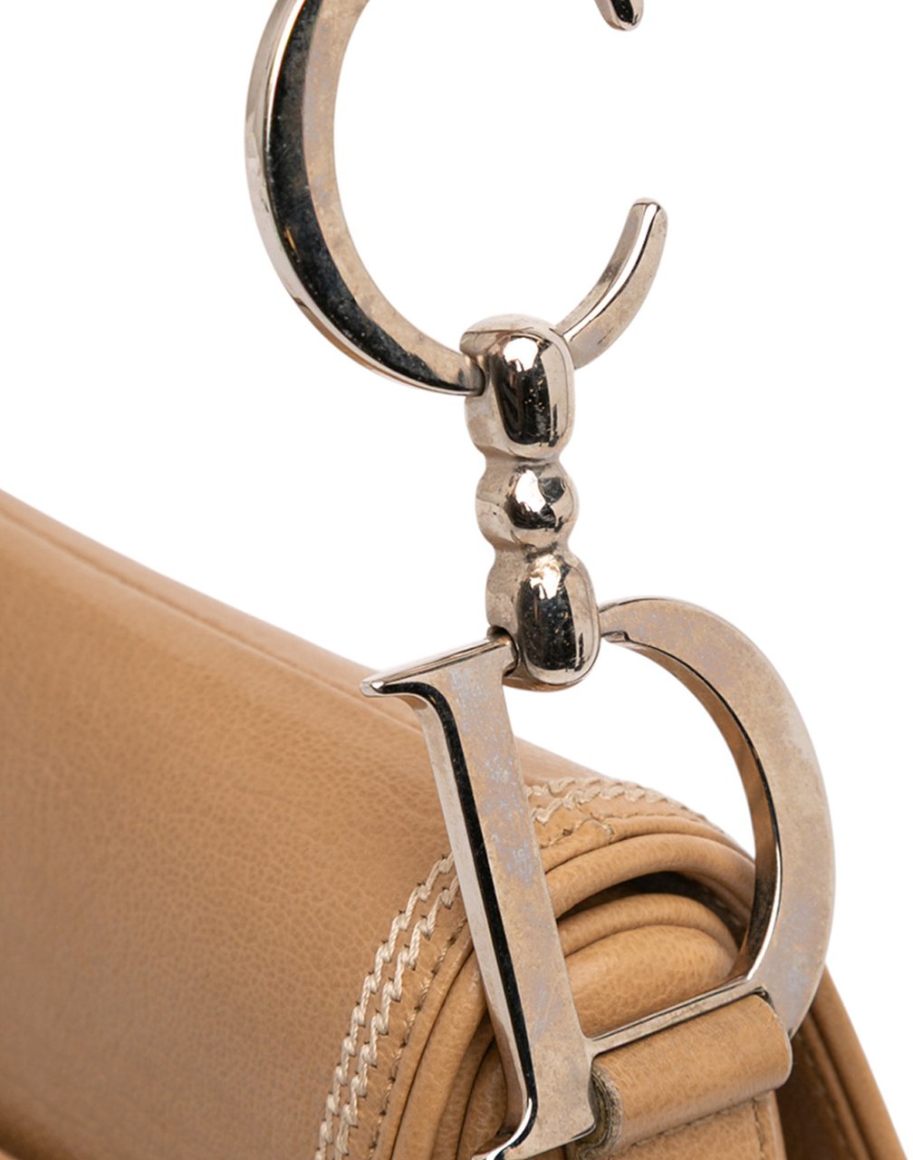 Dior Leather Saddle Bag Bruin