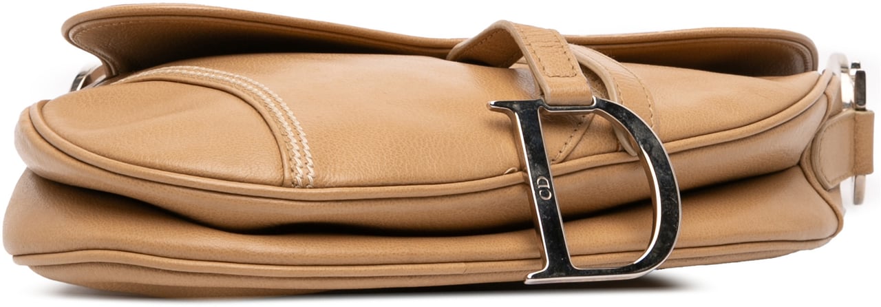 Dior Leather Saddle Bag Bruin
