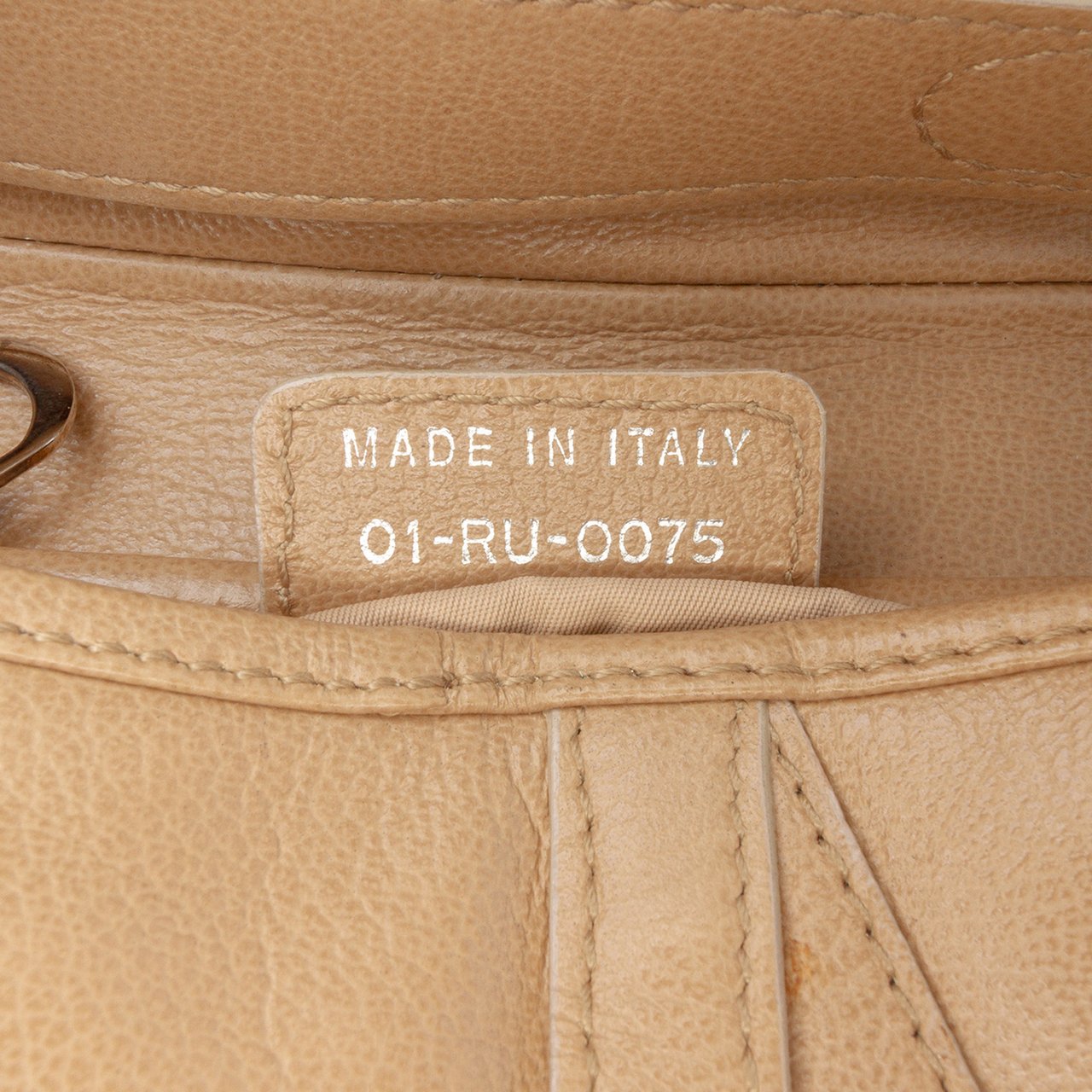 Dior Leather Saddle Bag Bruin