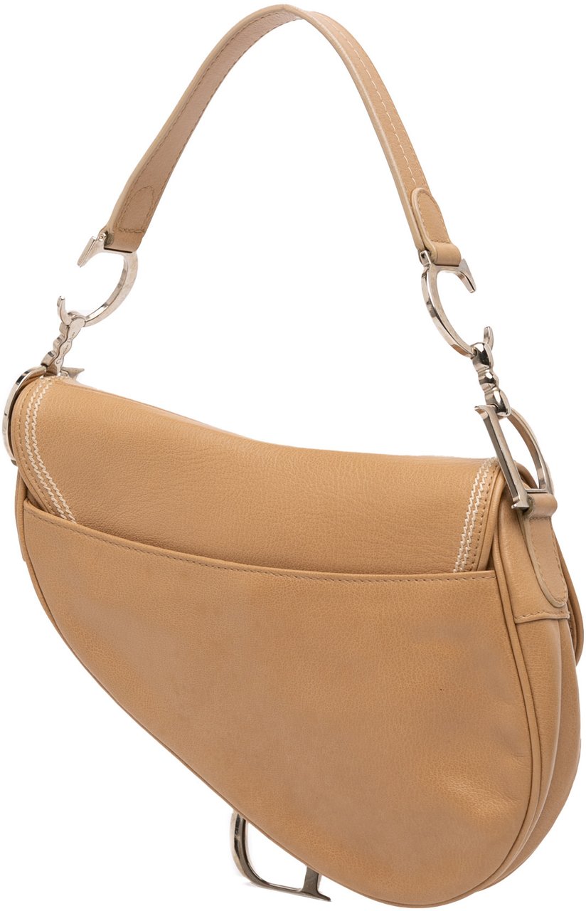 Dior Leather Saddle Bag Bruin
