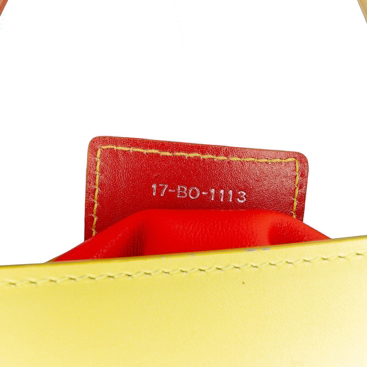 Dior Medium Ombre Calfskin Lady Dior Geel