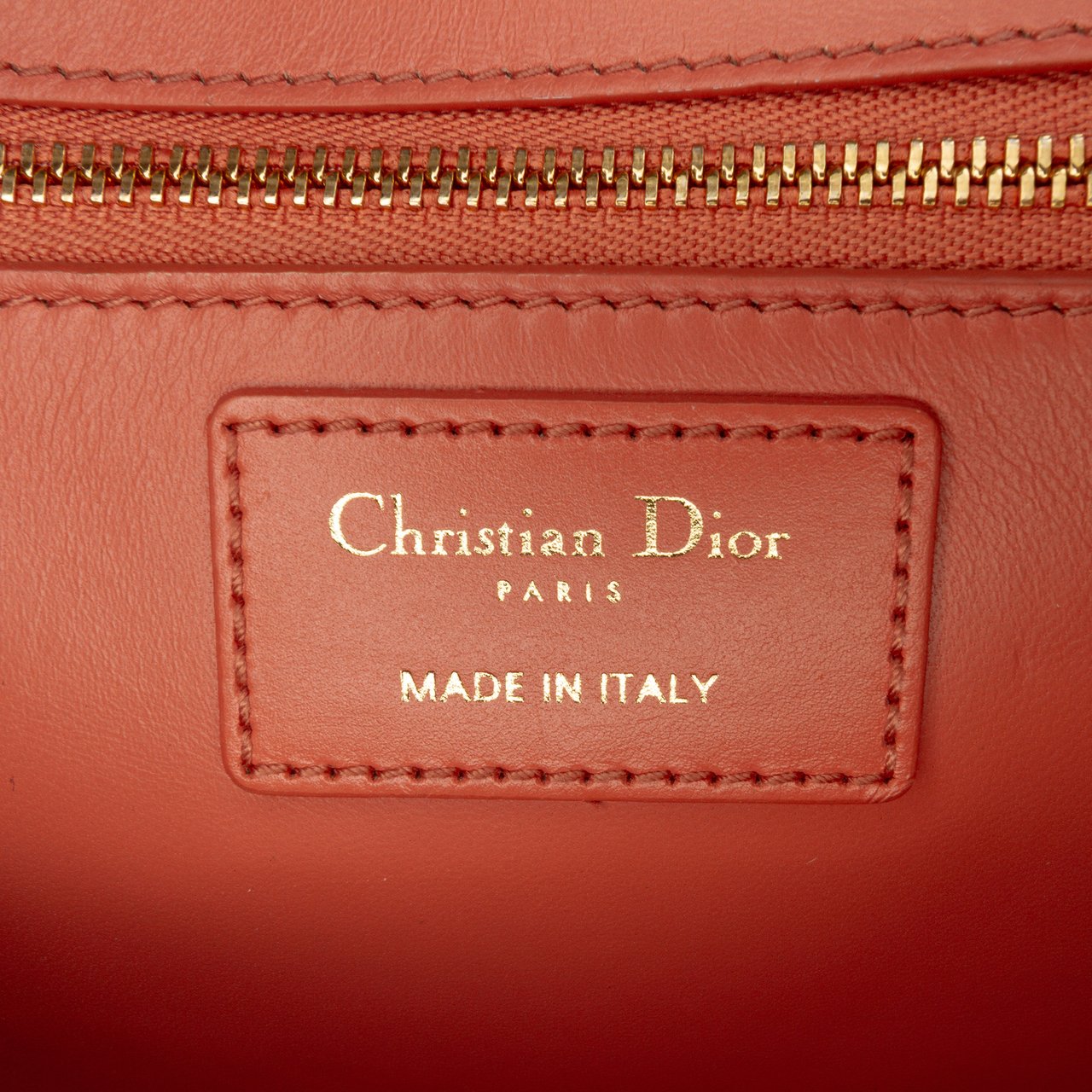 Dior Leather 30 Montaigne Flap Oranje