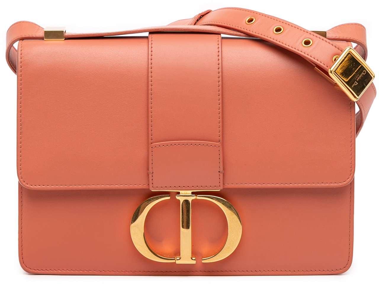 Dior Leather 30 Montaigne Flap Oranje