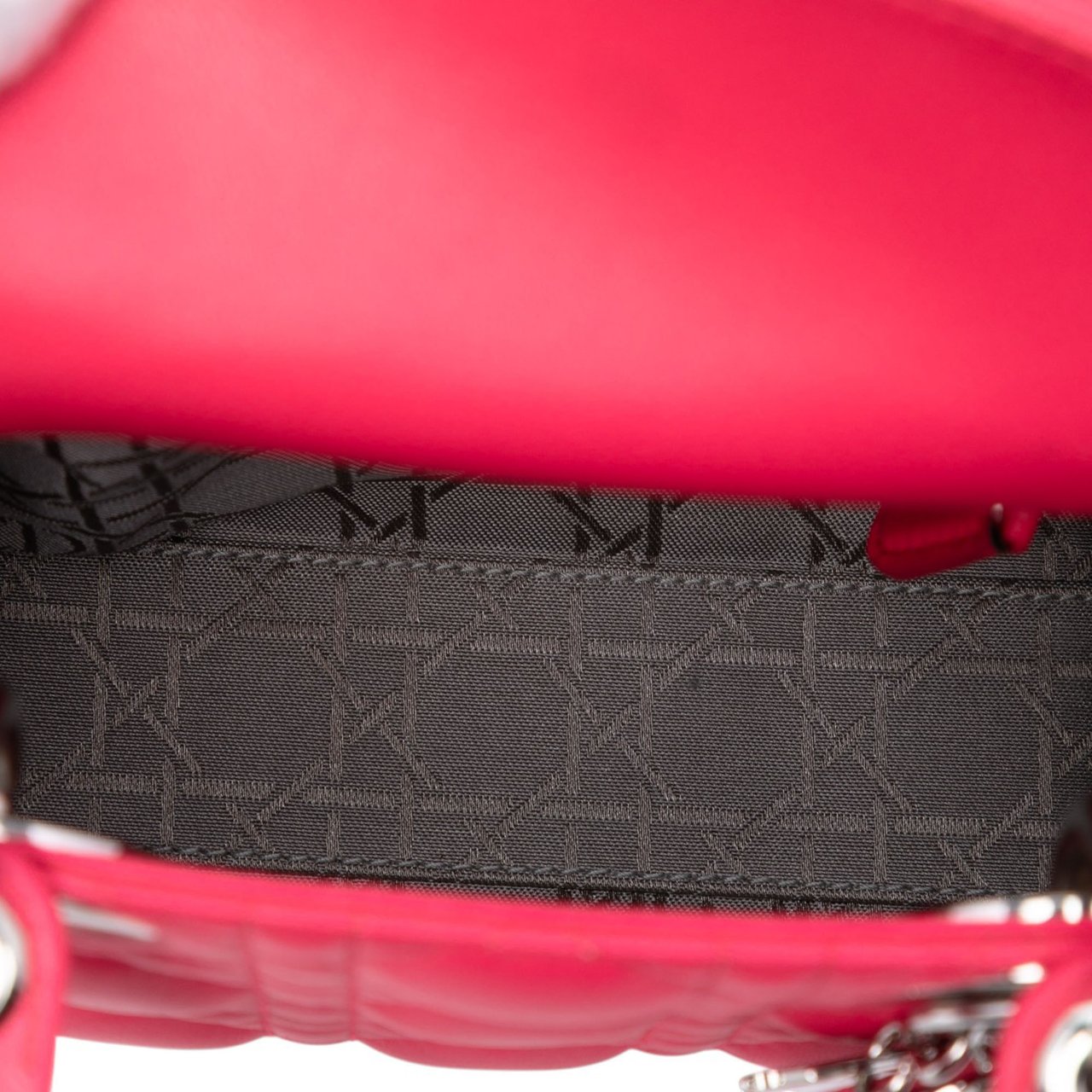 Dior Mini Lambskin Cannage Lady Dior Roze