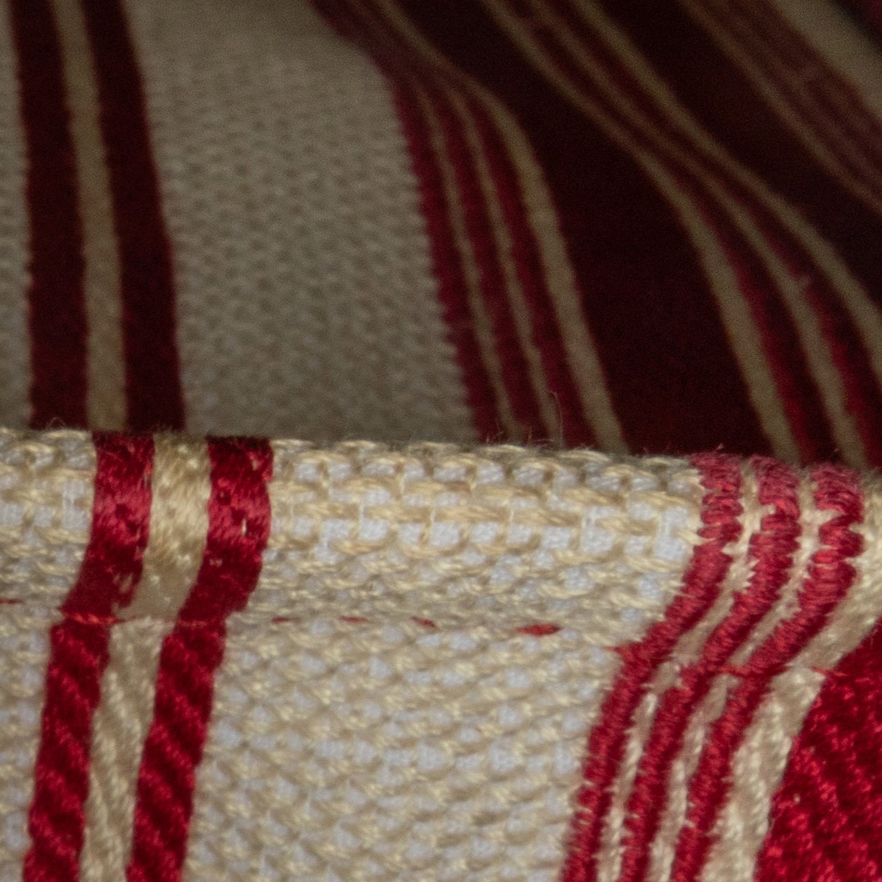 Dior Large Striped Book Tote Rood