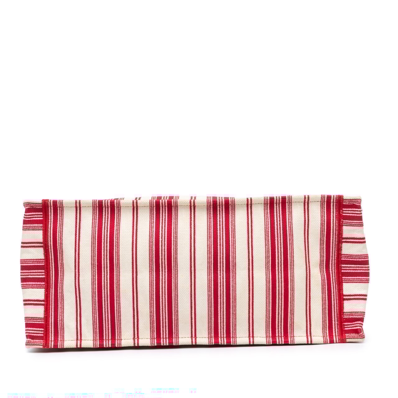 Dior Large Striped Book Tote Rood