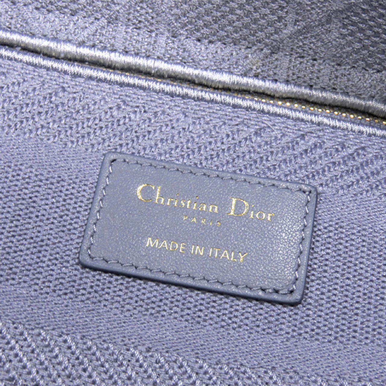 Dior Medium Canvas Cannage Lady D Lite Paars