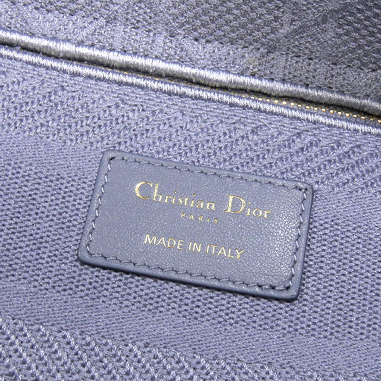 Dior Medium Canvas Cannage Lady D Lite Paars