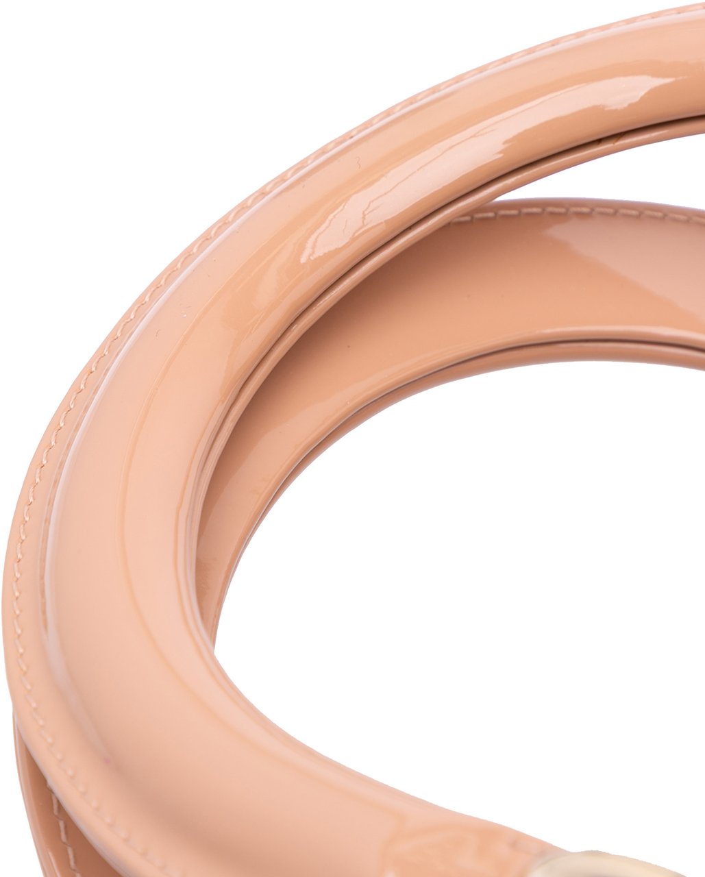 Dior Medium Patent Cannage Lady Dior Bruin