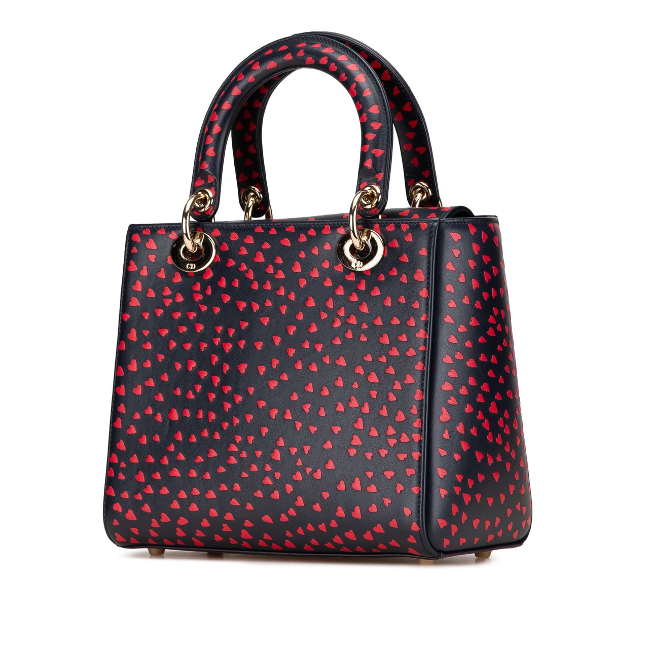 Dior Medium Calfskin I Love Paris Lady Dior Blauw