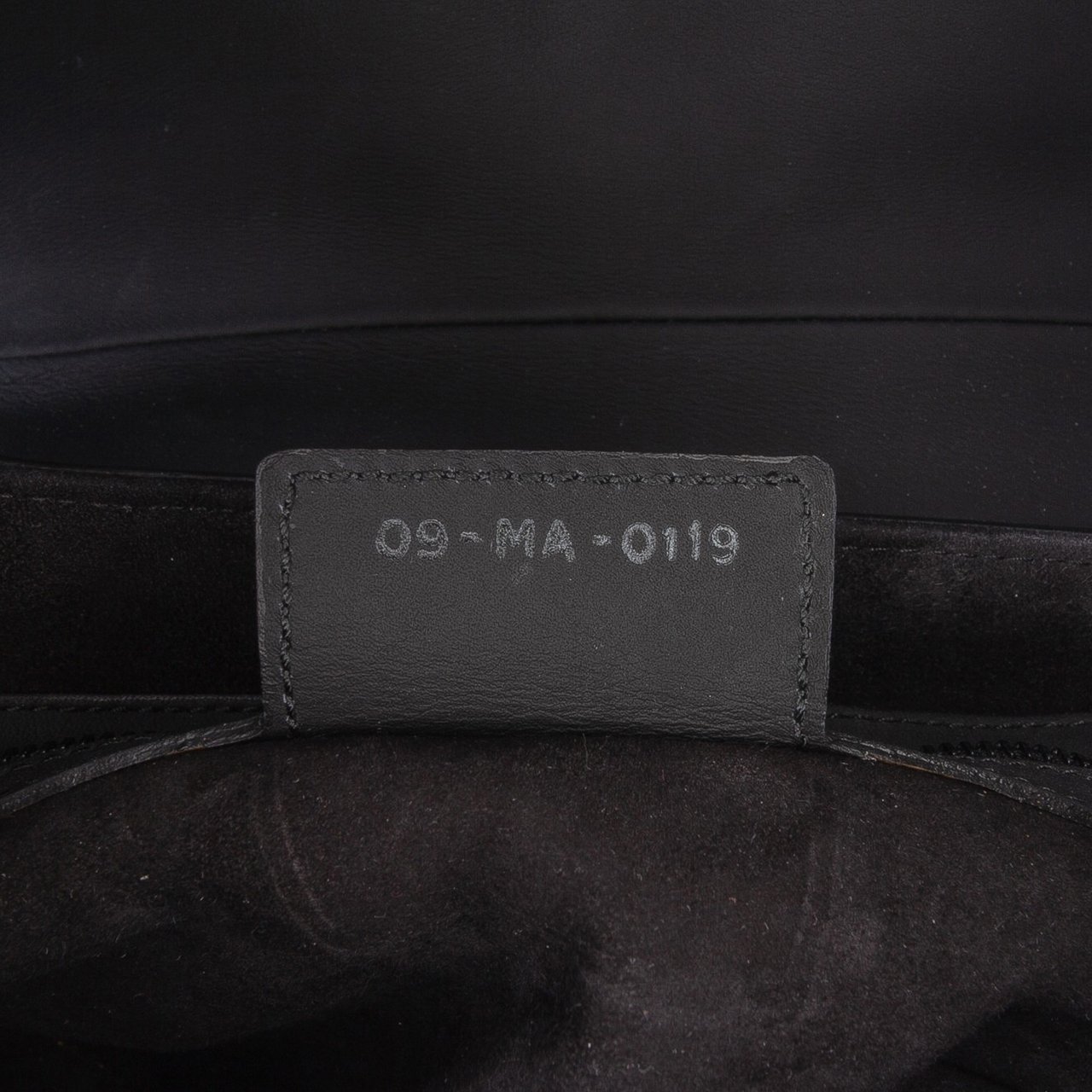 Dior Ultra Matte Calfskin Saddle Bag Zwart