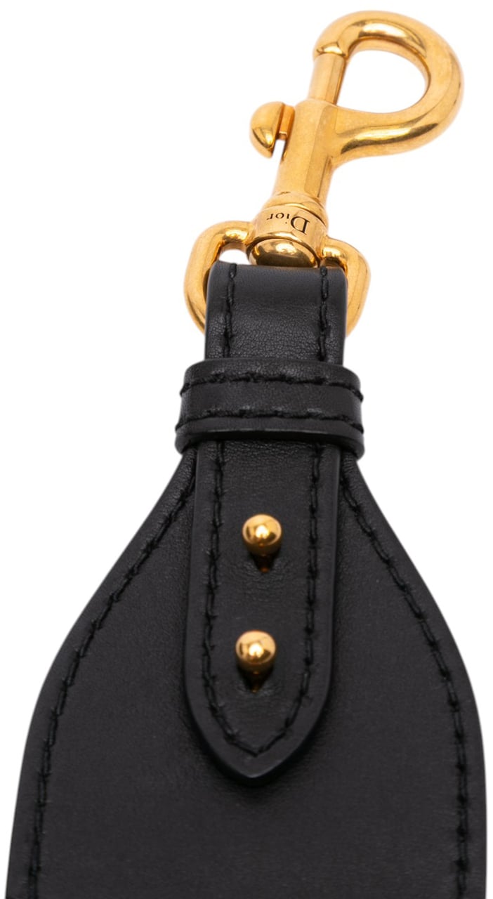 Dior Ultra Matte Calfskin Saddle Bag Zwart
