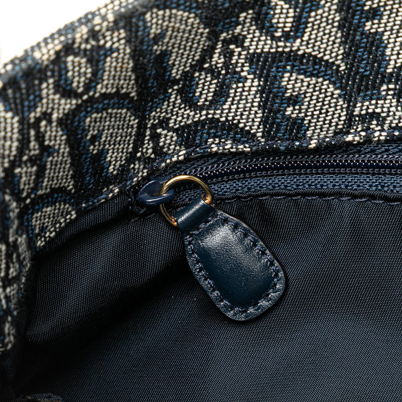 Dior Diorissimo Trotter Canvas Tote Blauw