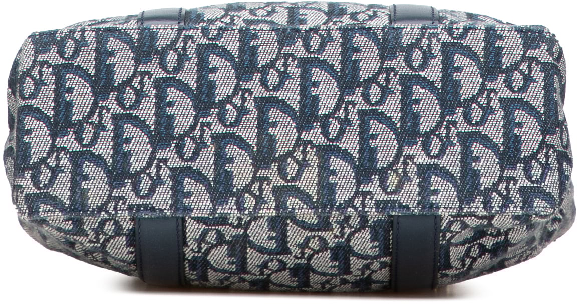 Dior Diorissimo Trotter Canvas Tote Blauw