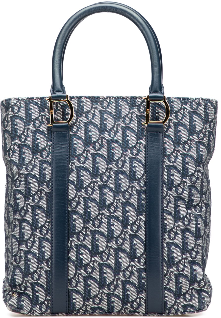 Dior Diorissimo Trotter Canvas Tote Blauw