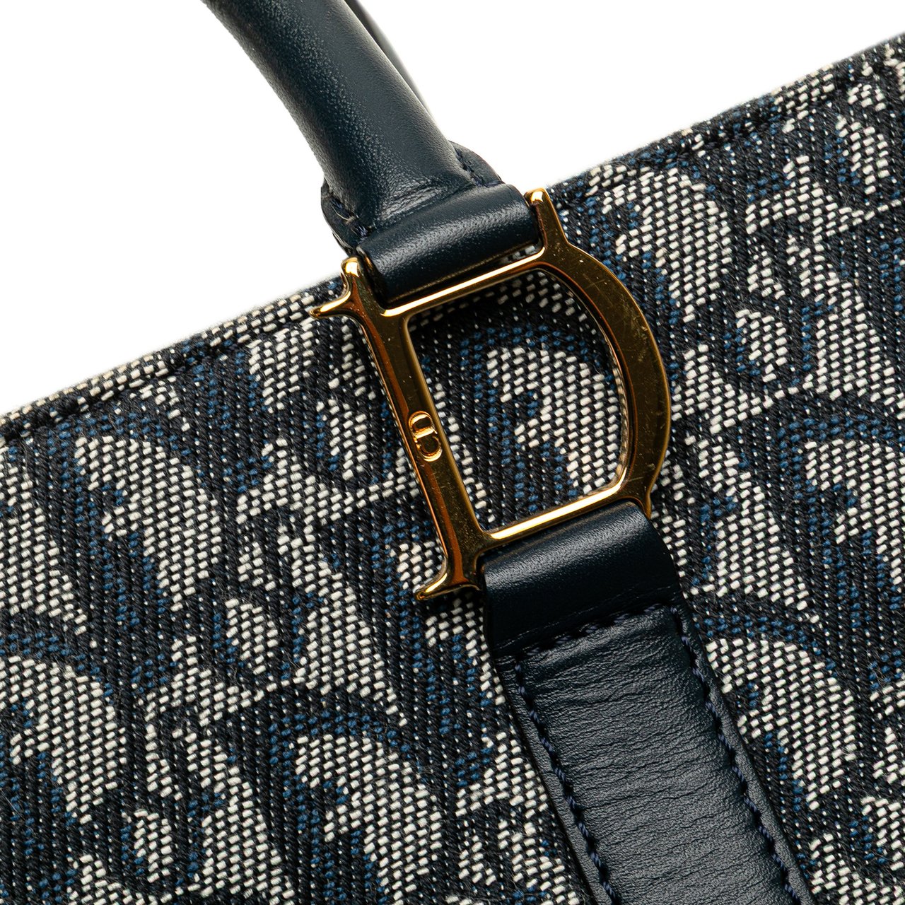 Dior Diorissimo Trotter Canvas Tote Blauw