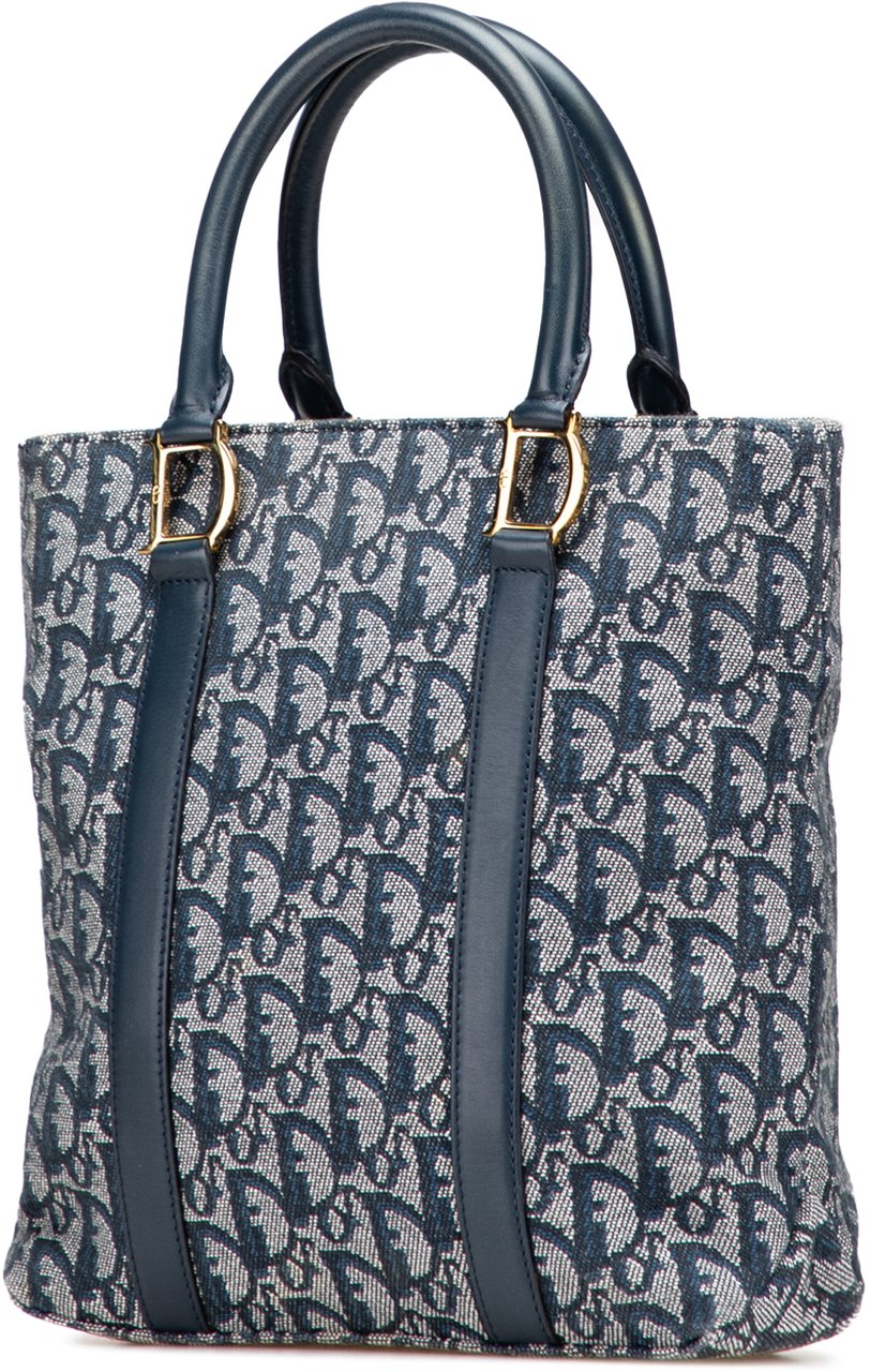 Dior Diorissimo Trotter Canvas Tote Blauw