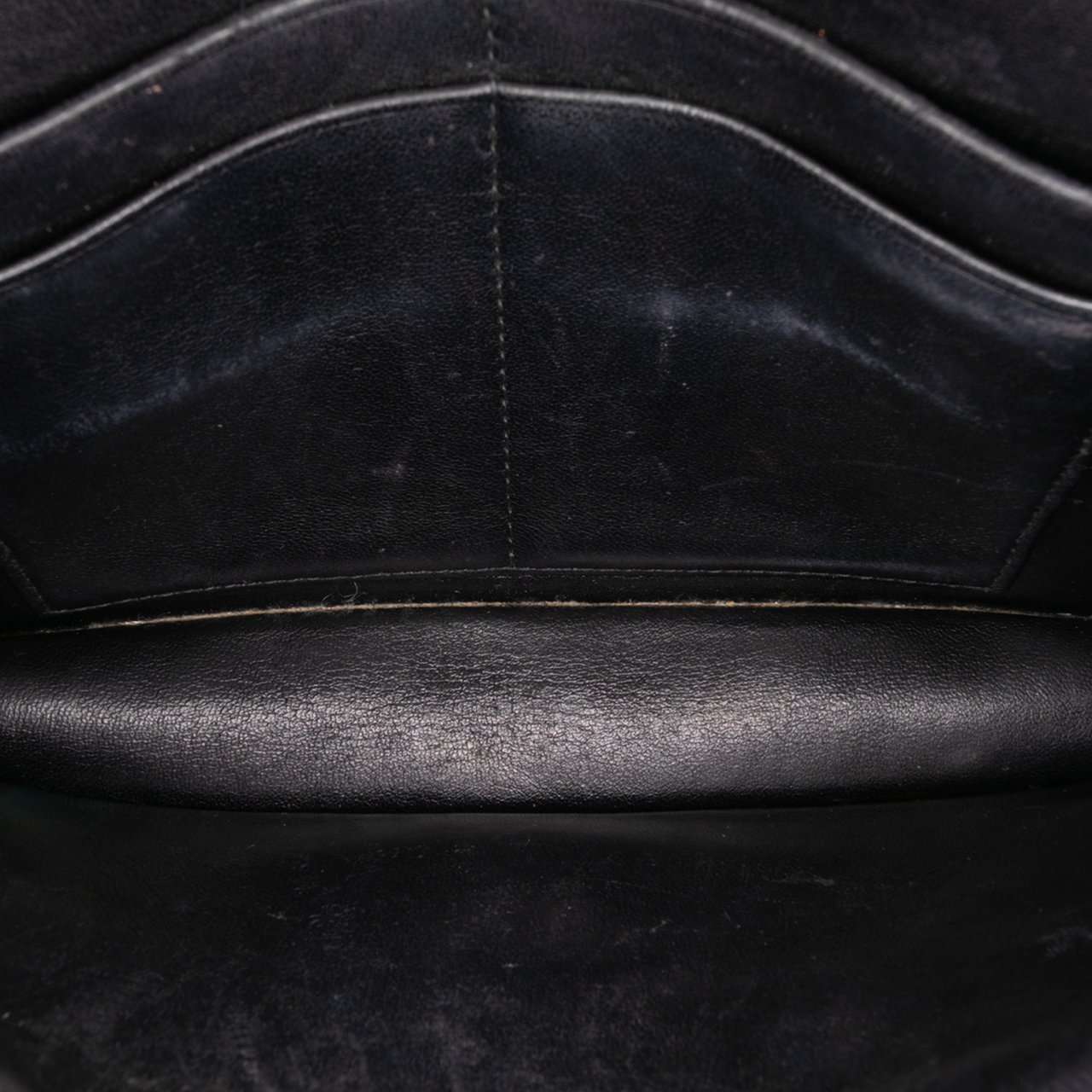 Dior Grained Calfskin Diorama Wallet on Chain Zwart
