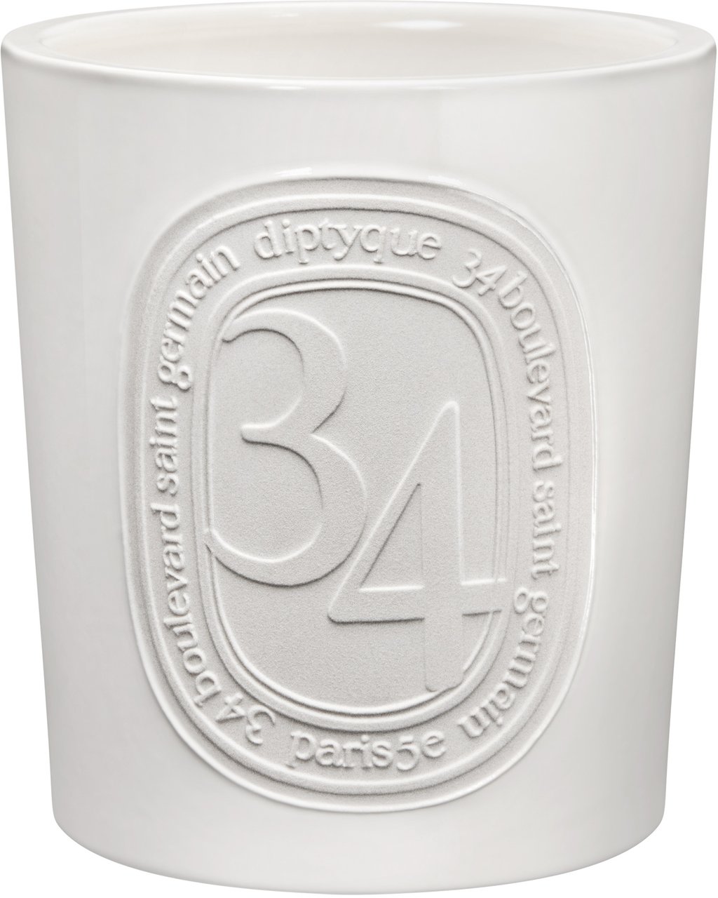 Diptyque Candela 34 Boulevard 1500 Gr Rosso Rood