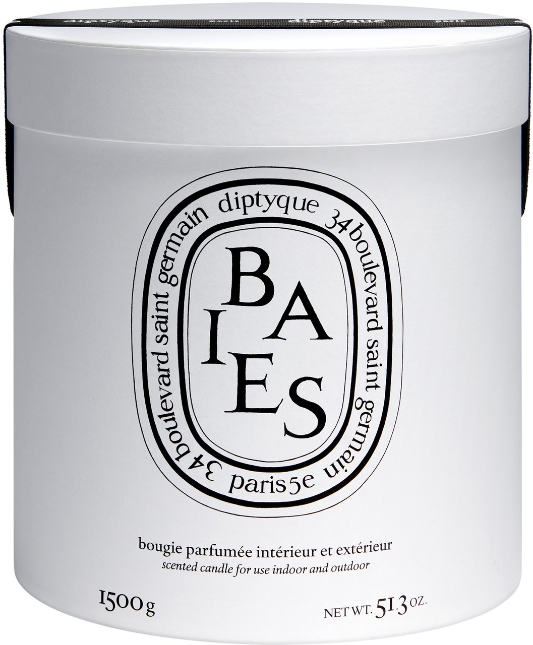 Diptyque Candela Baies Nera 1500 Gr Rosso Rood