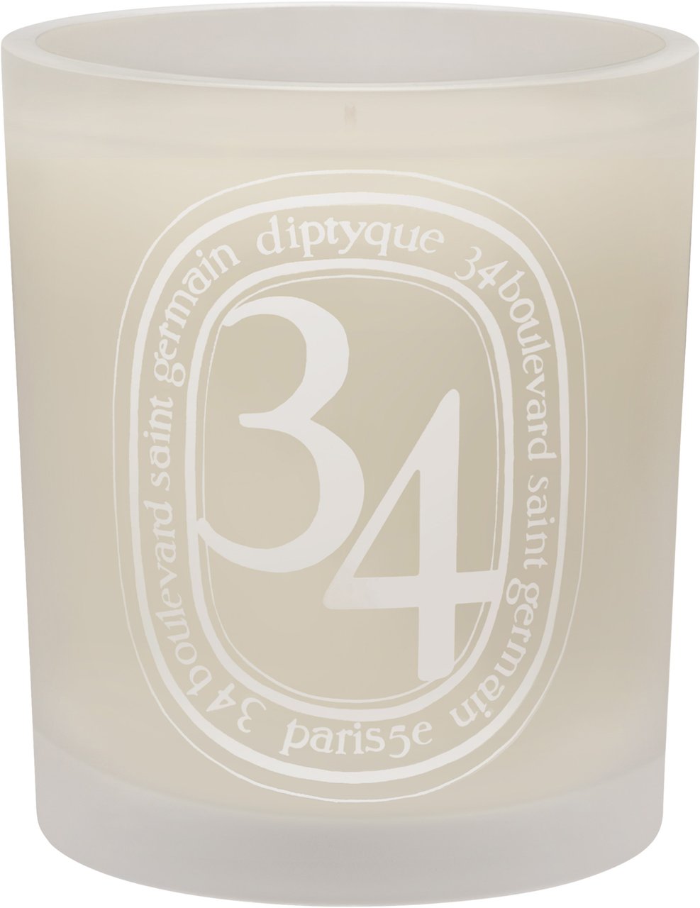 Diptyque Candela 34 Boulevard 300 Gr Rosso Rood