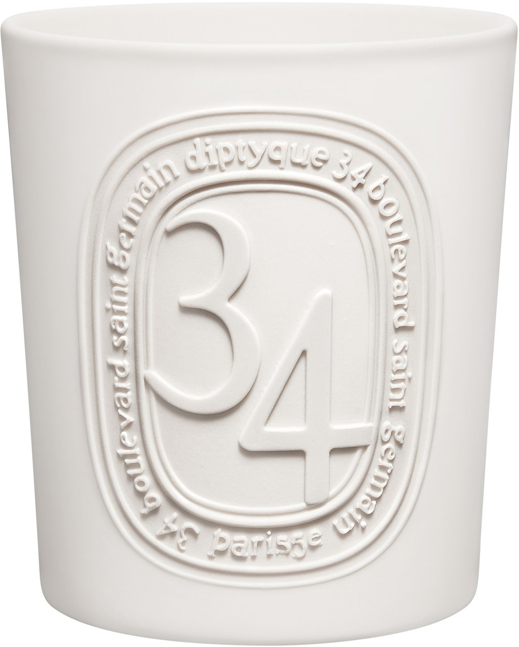 Diptyque Candela 34 Boulevard 600 Gr Rosso Rood