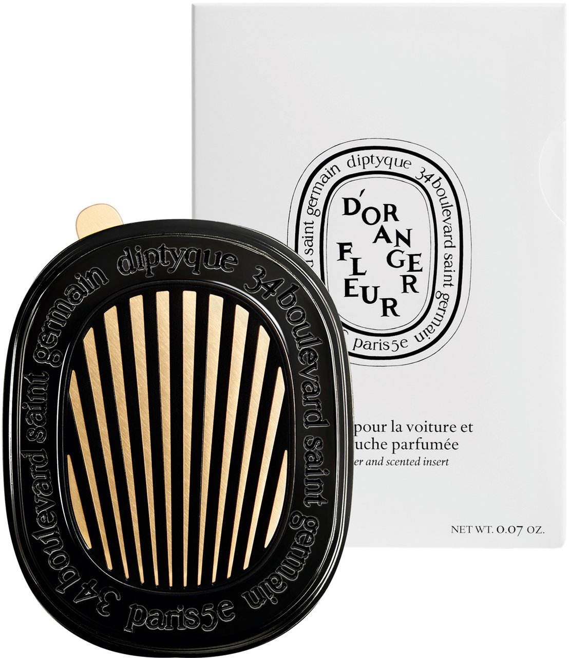 Diptyque Diffusore Auto + Ricarica Fleur D'Orange Rosso Rood