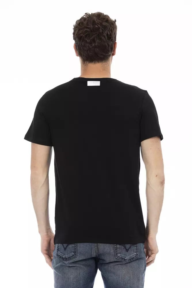 Dirk Bikkembergs Bikkembergs Black Cotton Men T-Shirt Zwart