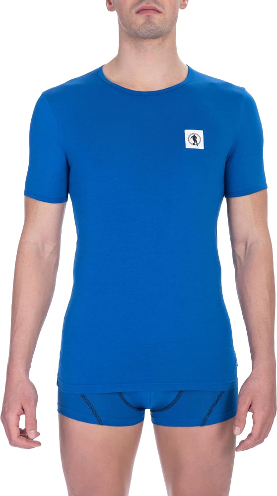 Dirk Bikkembergs Bikkembergs Blue Cotton Men T-Shirt Blauw
