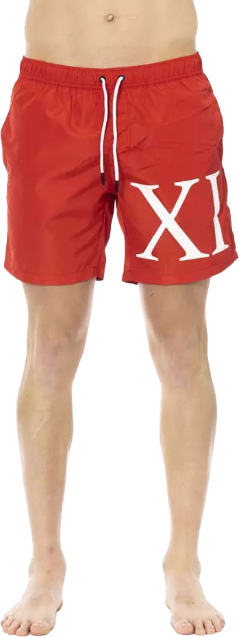 Dirk Bikkembergs Bikkembergs Red Polyester Men Swim Short Rood