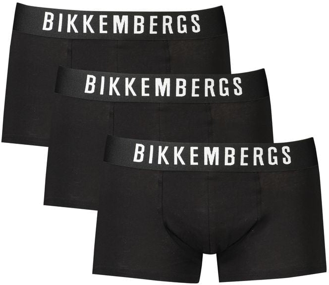 Dirk Bikkembergs Bikkembergs Black Polyester Men's Boxer Briefs Zwart