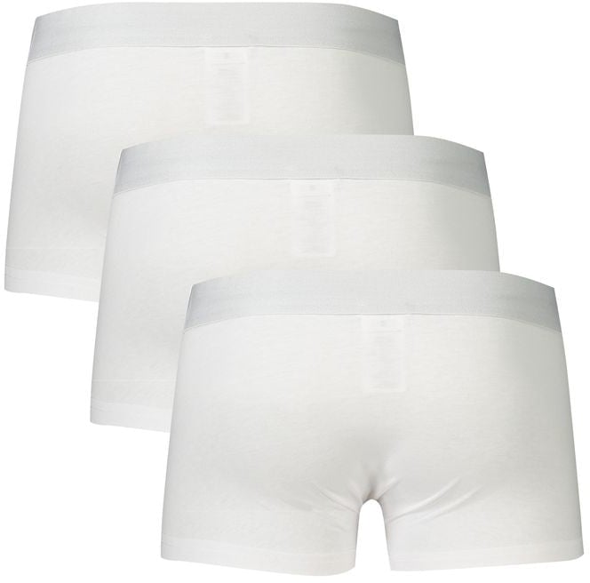 Dirk Bikkembergs Bikkembergs White Polyester Men Boxer Wit
