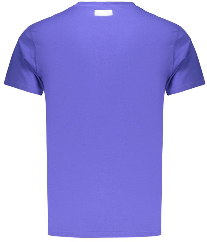 Dirk Bikkembergs Bikkembergs Blue Cotton Men's T-Shirt Blauw
