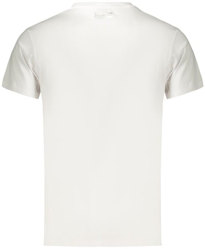 Dirk Bikkembergs Bikkembergs White Cotton Men's T-Shirt Wit
