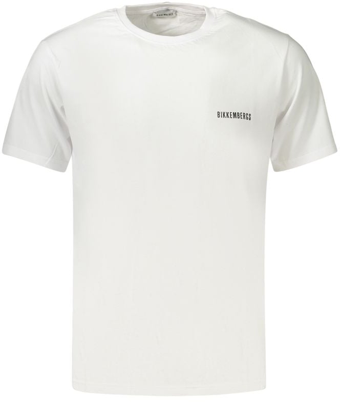 Dirk Bikkembergs Bikkembergs White Cotton Men's T-Shirt Wit