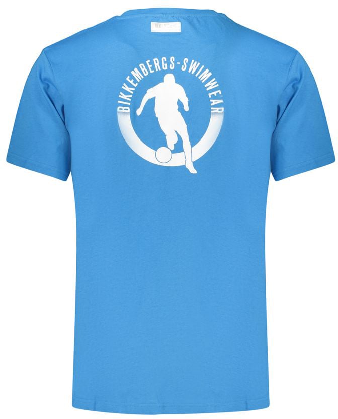 Dirk Bikkembergs Bikkembergs Azzurro Cotton Men's T-Shirt Blauw