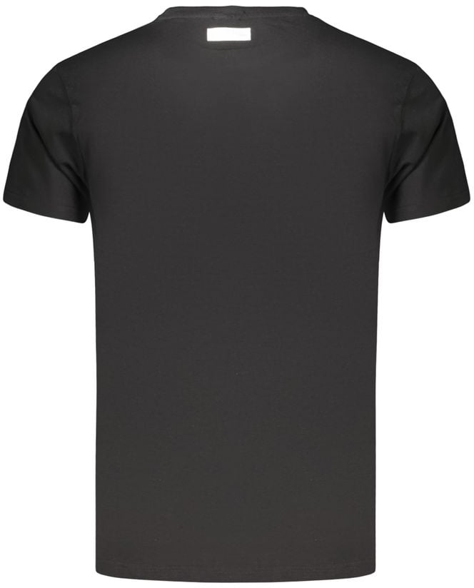 Dirk Bikkembergs Bikkembergs Black Cotton Men's T-Shirt Zwart