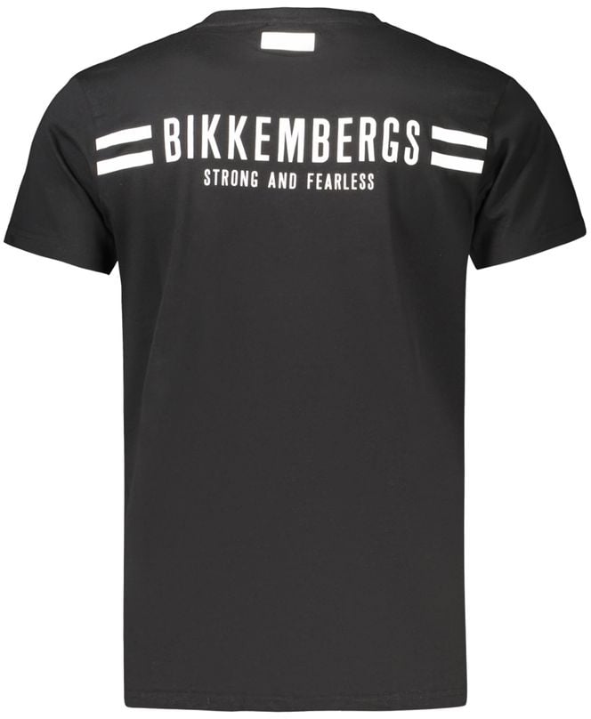 Dirk Bikkembergs Bikkembergs Black Cotton Men's T-Shirt Zwart