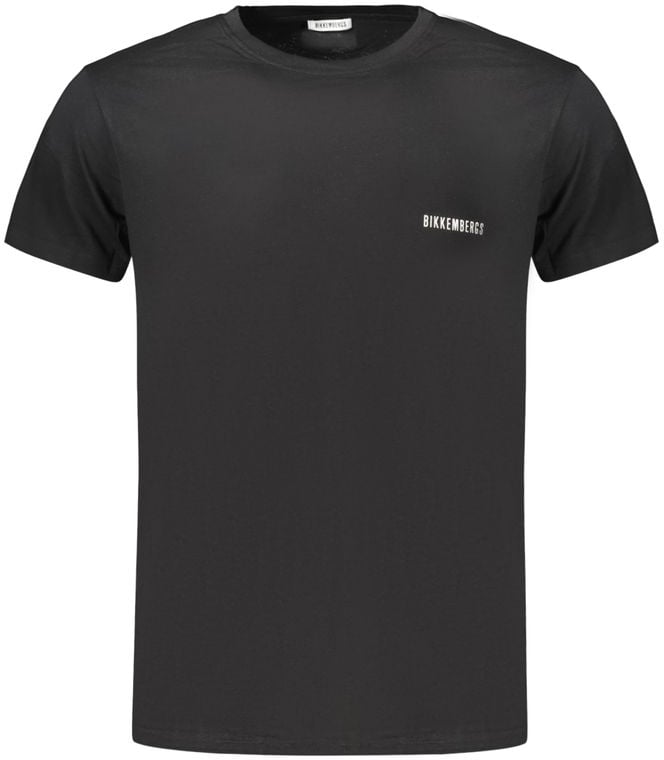 Dirk Bikkembergs Bikkembergs Black Cotton Men's T-Shirt Zwart