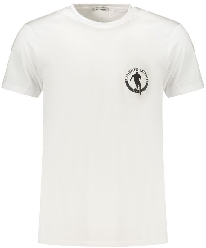 Dirk Bikkembergs Bikkembergs White Cotton Men's T-Shirt Wit