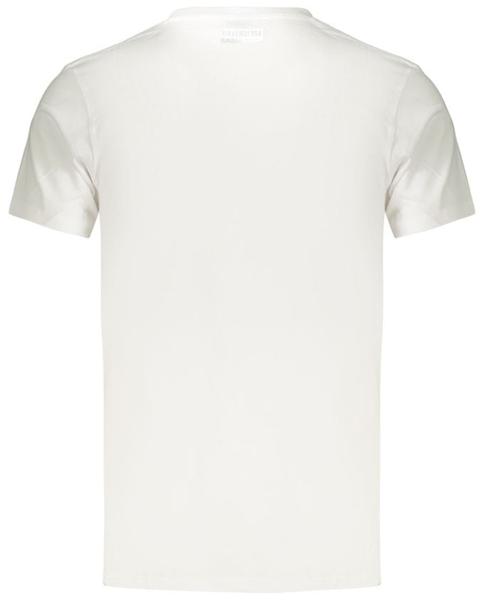Dirk Bikkembergs Bikkembergs White Cotton Men's T-Shirt Wit